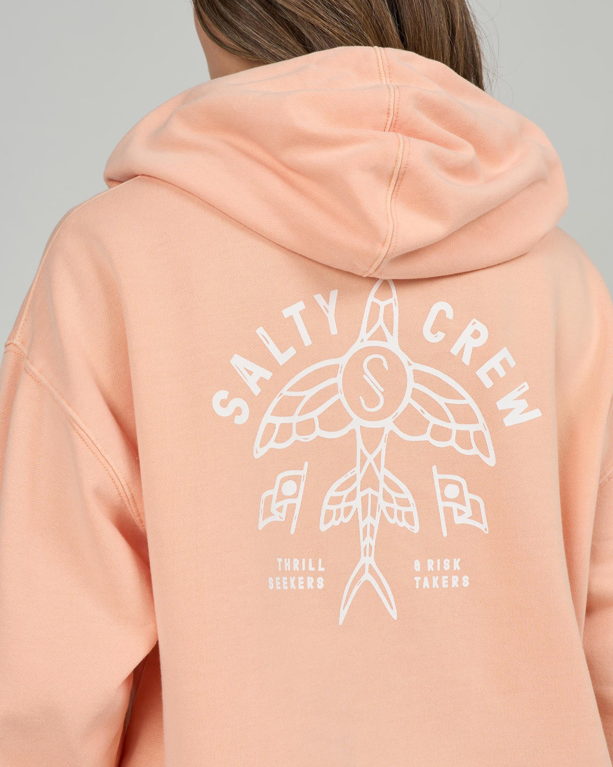 FLYING HIGH HOODY - Apricot | Salty Crew Premium