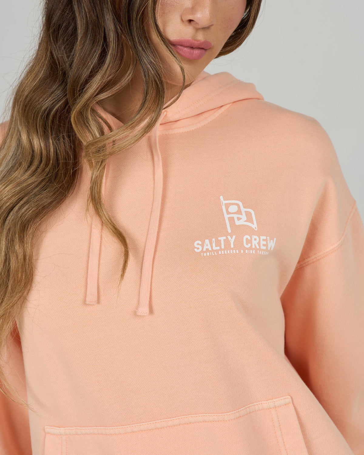 FLYING HIGH HOODY - Apricot | Salty Crew Premium