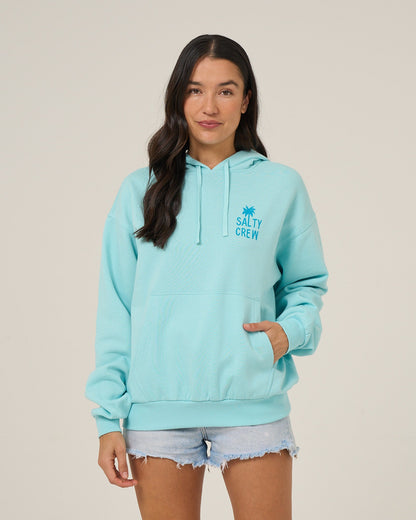 RISE AND SMILE HOODIE - Aquamarine | Salty Crew Premium