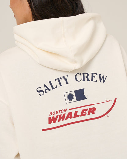 WHALER HOODIE - OFF WHITE | Salty Crew Premium