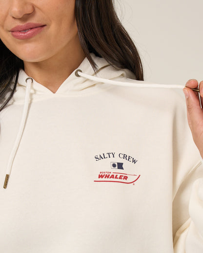 WHALER HOODIE - OFF WHITE | Salty Crew Premium