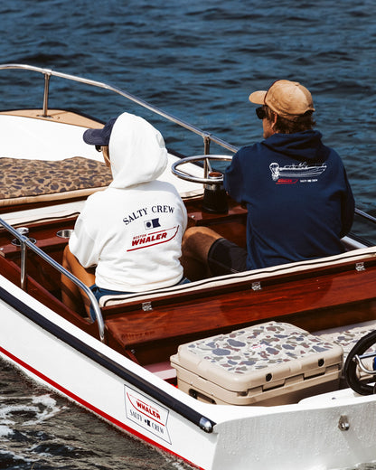 WHALER HOODIE - OFF WHITE | Salty Crew Premium