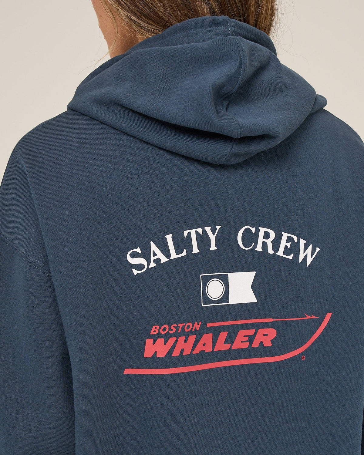 WHALER HOODIE - Midnight Navy | Salty Crew Premium