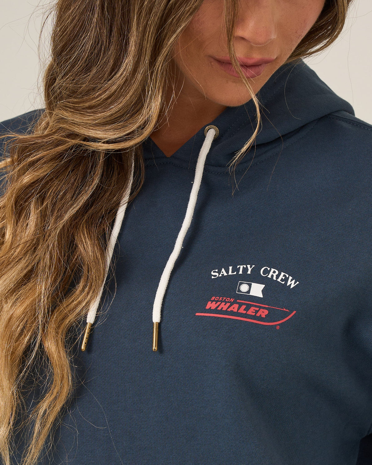 WHALER HOODIE - Midnight Navy | Salty Crew Premium