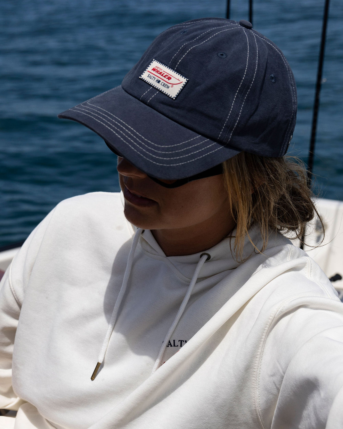 WHALER DAD HAT - Midnight Navy | Salty Crew Premium