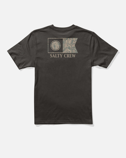 FLAGSHIP FILL BOYS SS TEE - Black | Salty Crew Premium