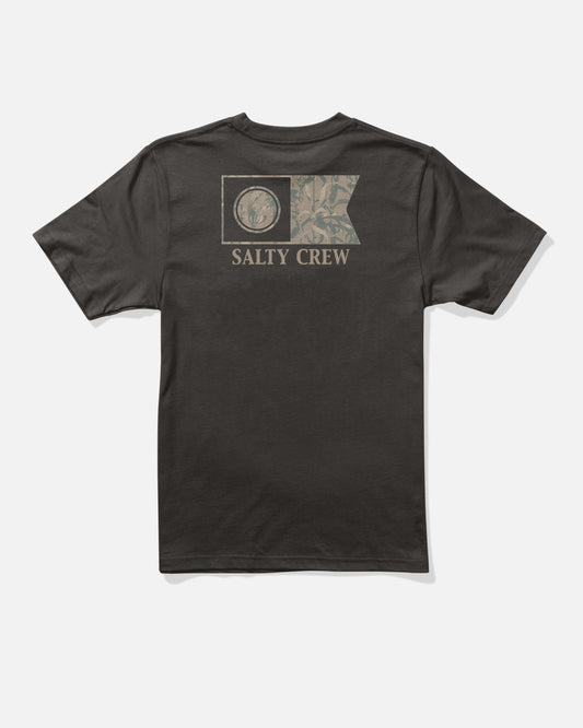 FLAGSHIP FILL BOYS SS TEE - Black | Salty Crew Premium