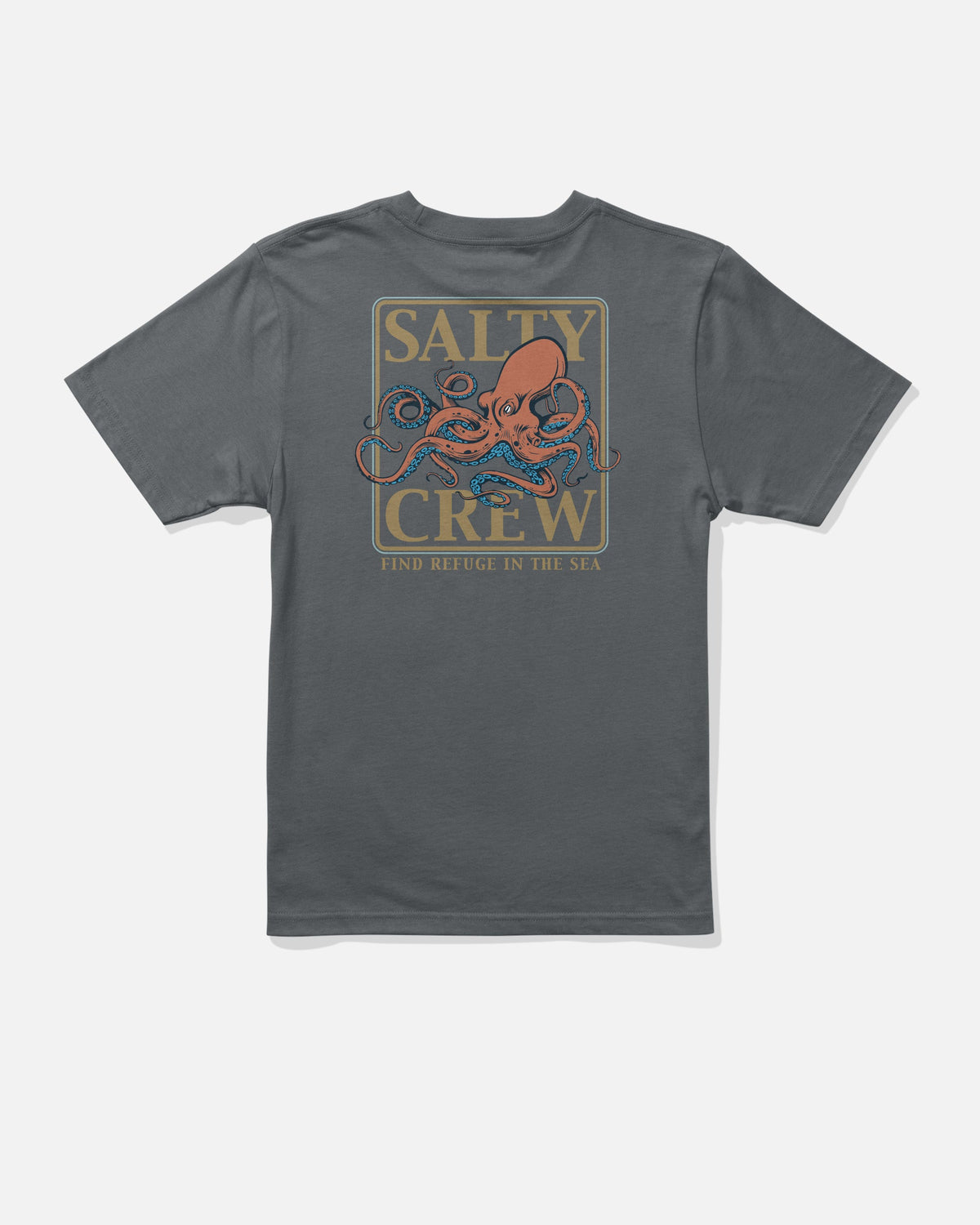 INK SLINGER BOYS SS TEE - Charcoal | Salty Crew Premium