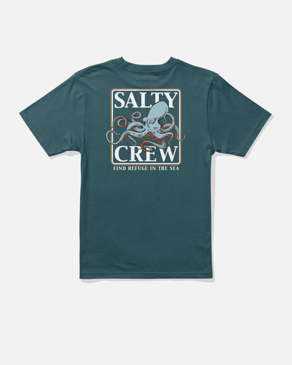 INK SLINGER BOYS SS TEE - Atlantic Blue | Salty Crew Premium