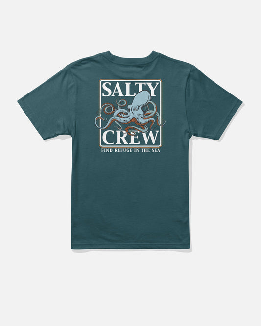 INK SLINGER BOYS SS TEE - Atlantic Blue | Salty Crew Premium