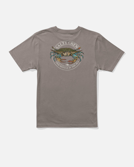 JIMMY BOYS SS TEE - Cinder | Salty Crew Premium