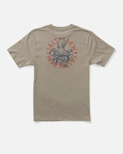 TENTACLES BOYS SS TEE - Twig | Salty Crew Premium