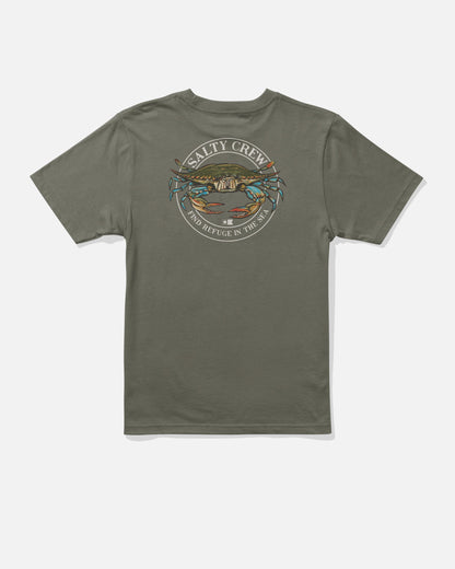 JIMMY BOYS SS TEE - Dusty Olive | Salty Crew Premium