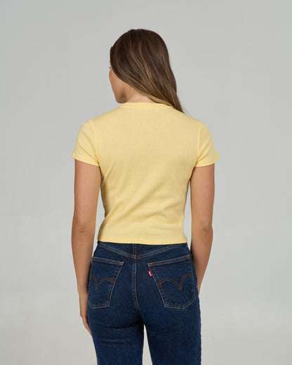 KEYHOLE BABY TEE - Sunshine | Salty Crew Premium