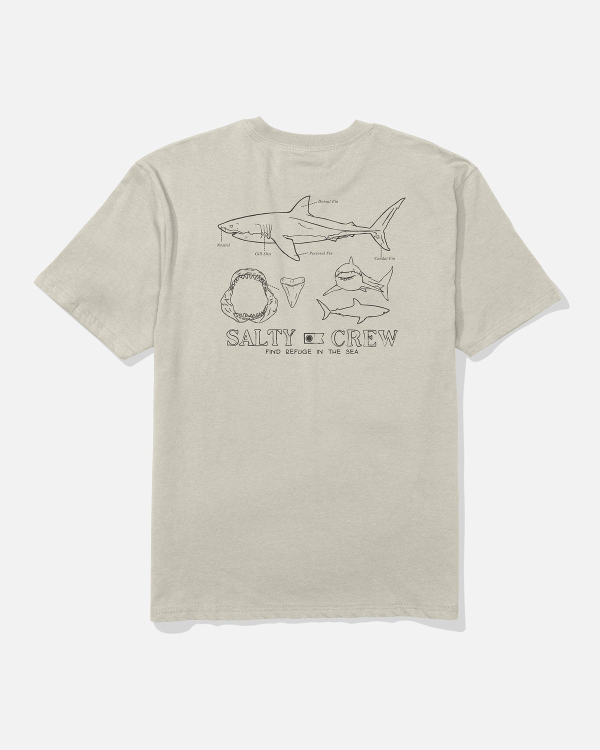 GREAT WHT CLASSIC SS TEE - Bone | Salty Crew Premium