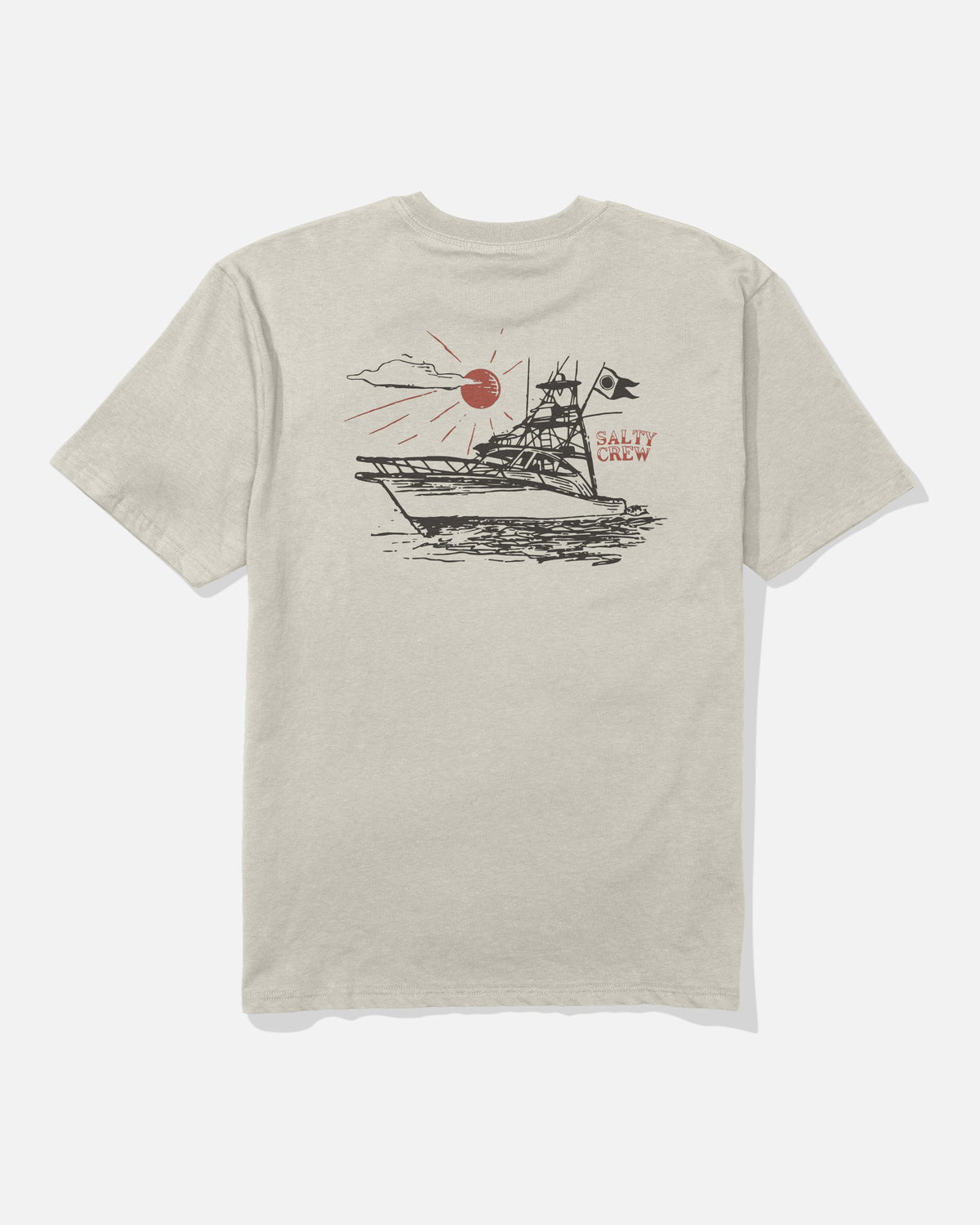 ON BOARD CLASSIC SS TEE - Bone | Salty Crew Premium