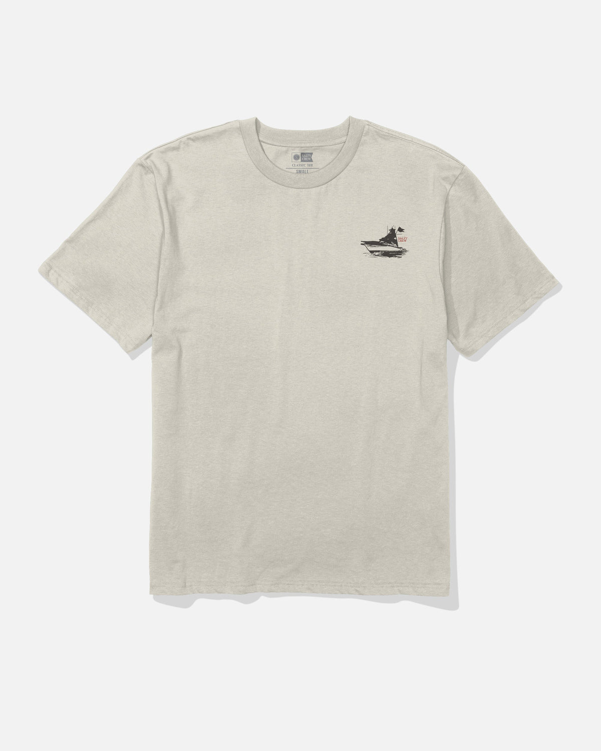 ON BOARD CLASSIC SS TEE - Bone | Salty Crew Premium