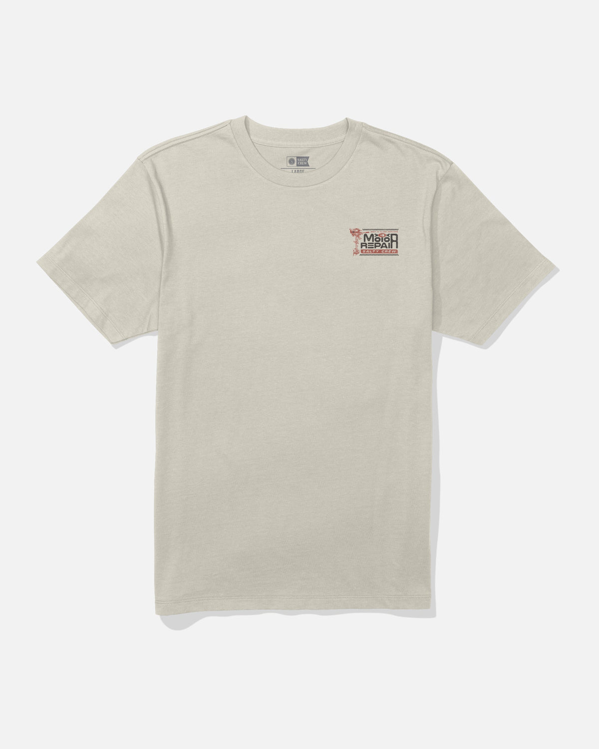 MOTOR REPAIR SS TEE - Bone | Salty Crew Premium