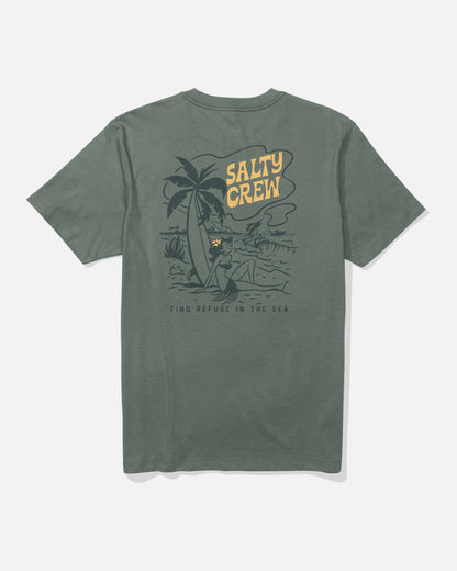 LOUNGE SS TEE - Laurel Wreath | Salty Crew Premium