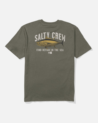 BITMAP CLASSIC SS TEE - Dusty Olive | Salty Crew Premium