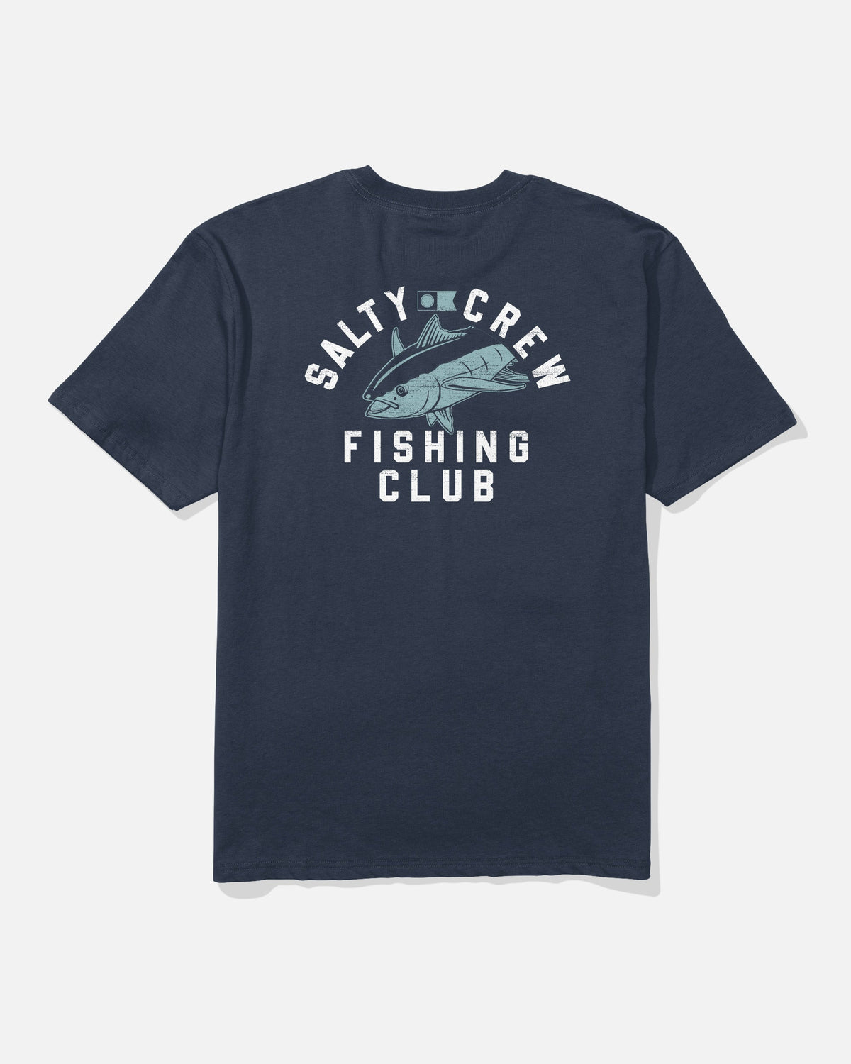 FISH CLUB CLASSIC SS TEE - Navy | Salty Crew Premium
