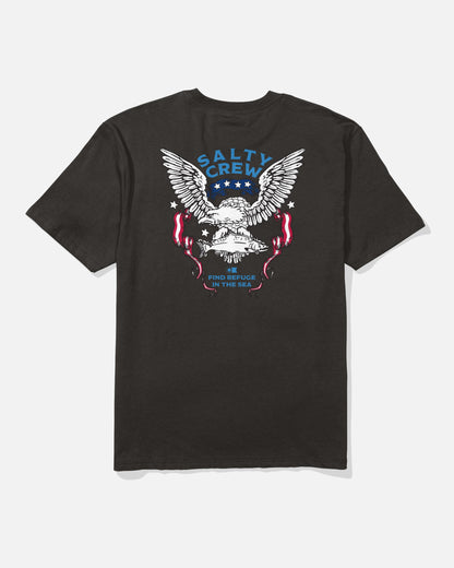 AMERICA TALON SS TEE - BLACK | Salty Crew Premium