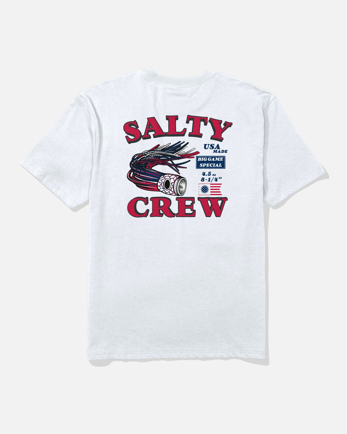 AMERICA LURE SS TEE - White | Salty Crew Premium