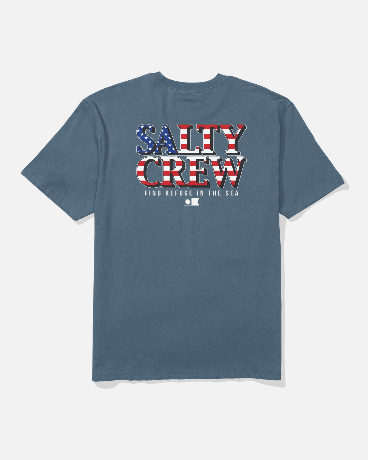 AMERICA OPTIC SS TEE - Slate | Salty Crew Premium