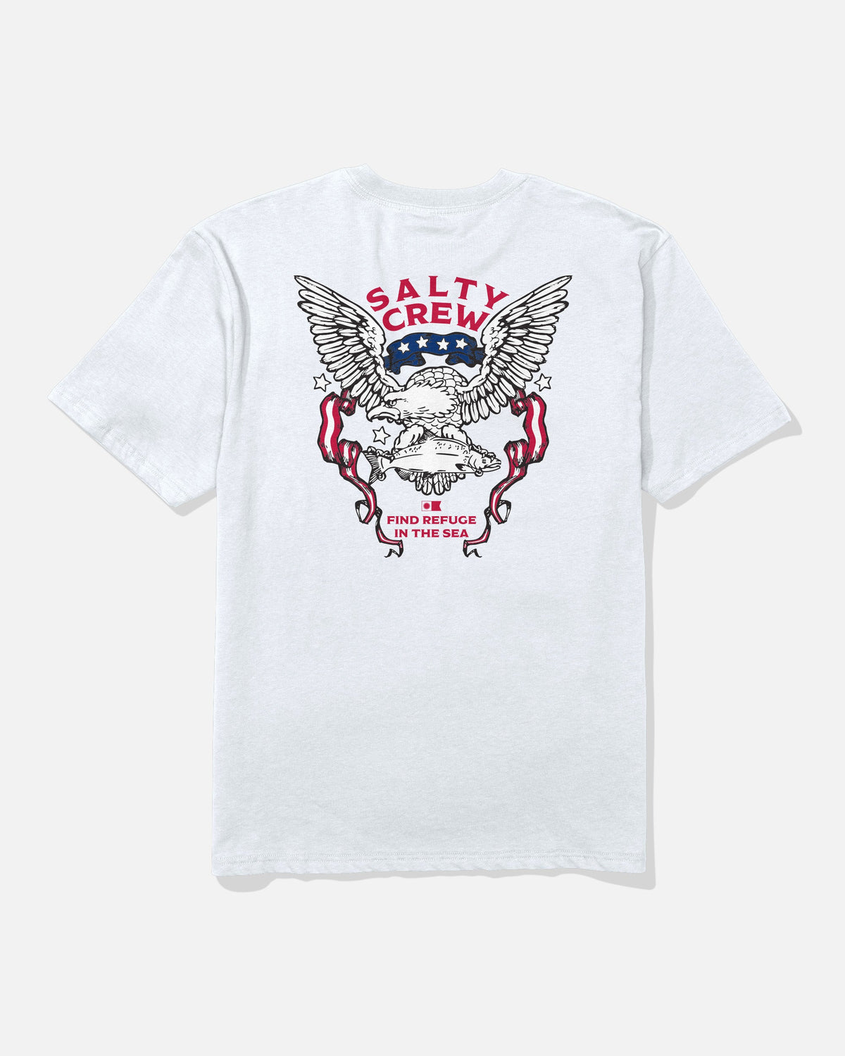 AMERICA TALON SS TEE - White | Salty Crew Premium