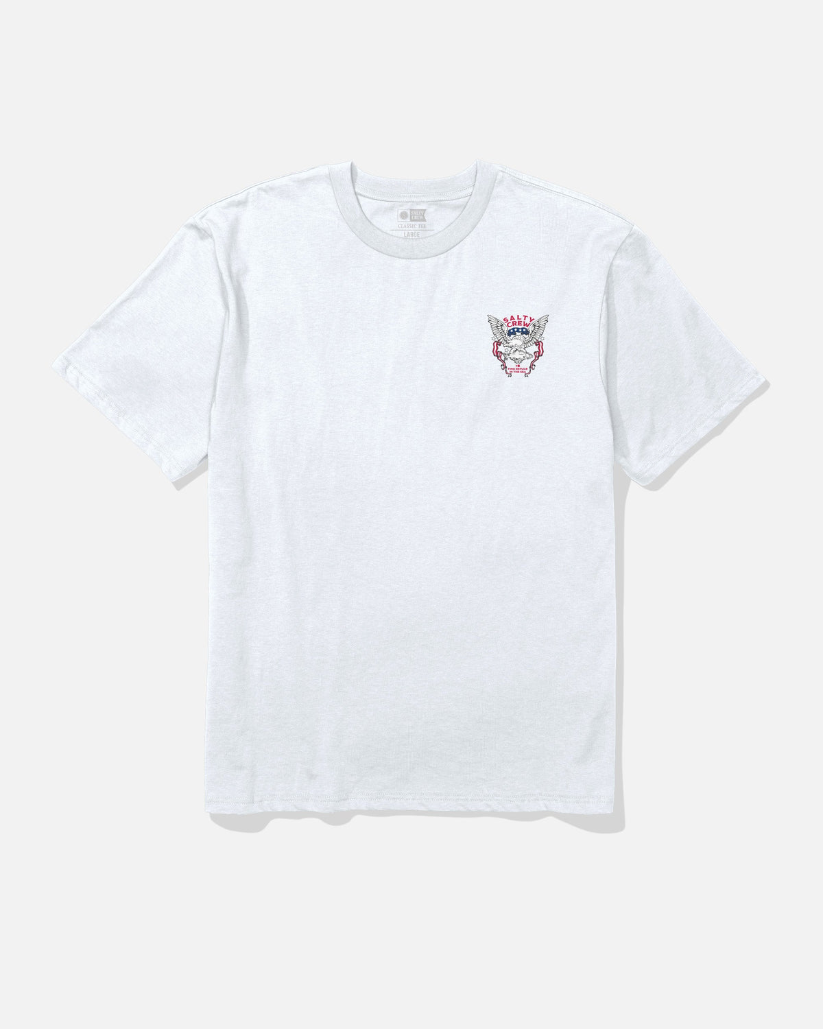AMERICA TALON SS TEE - White | Salty Crew Premium