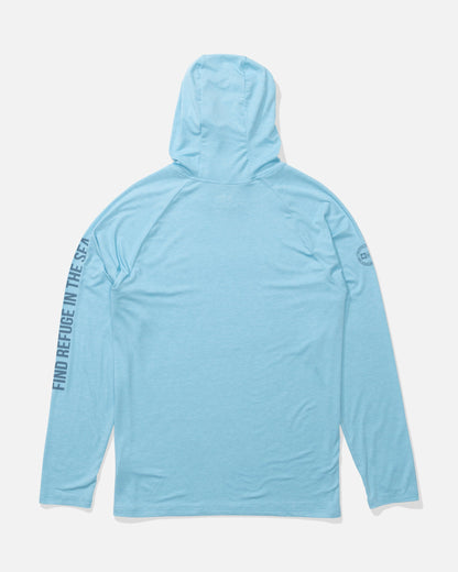 MARINER LITE UV HOOD - Air Blue | Salty Crew Premium