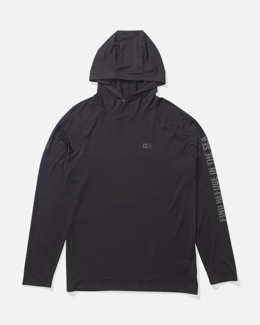 MARINER LITE UV HOOD - Charcoal | Salty Crew Premium