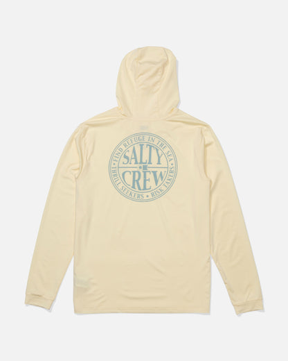 GLOBAL HOOD SUNSHIRT - Chartreuse | Salty Crew Premium