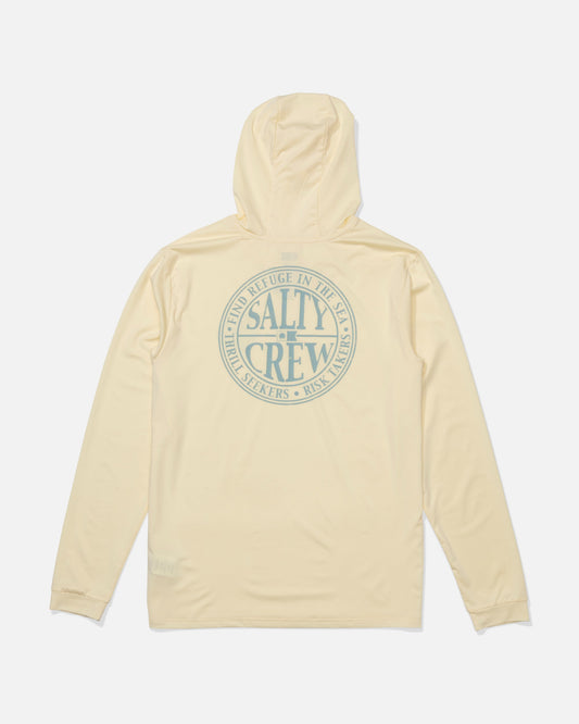 GLOBAL HOOD SUNSHIRT - Chartreuse | Salty Crew Premium