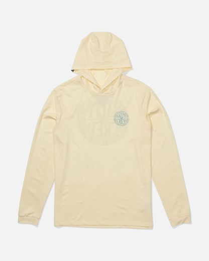 GLOBAL HOOD SUNSHIRT - Chartreuse | Salty Crew Premium