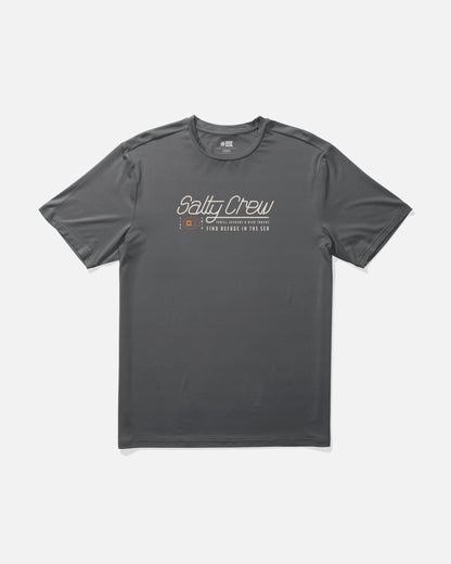 FLUID SS SUNSHIRT - Charcoal | Salty Crew Premium