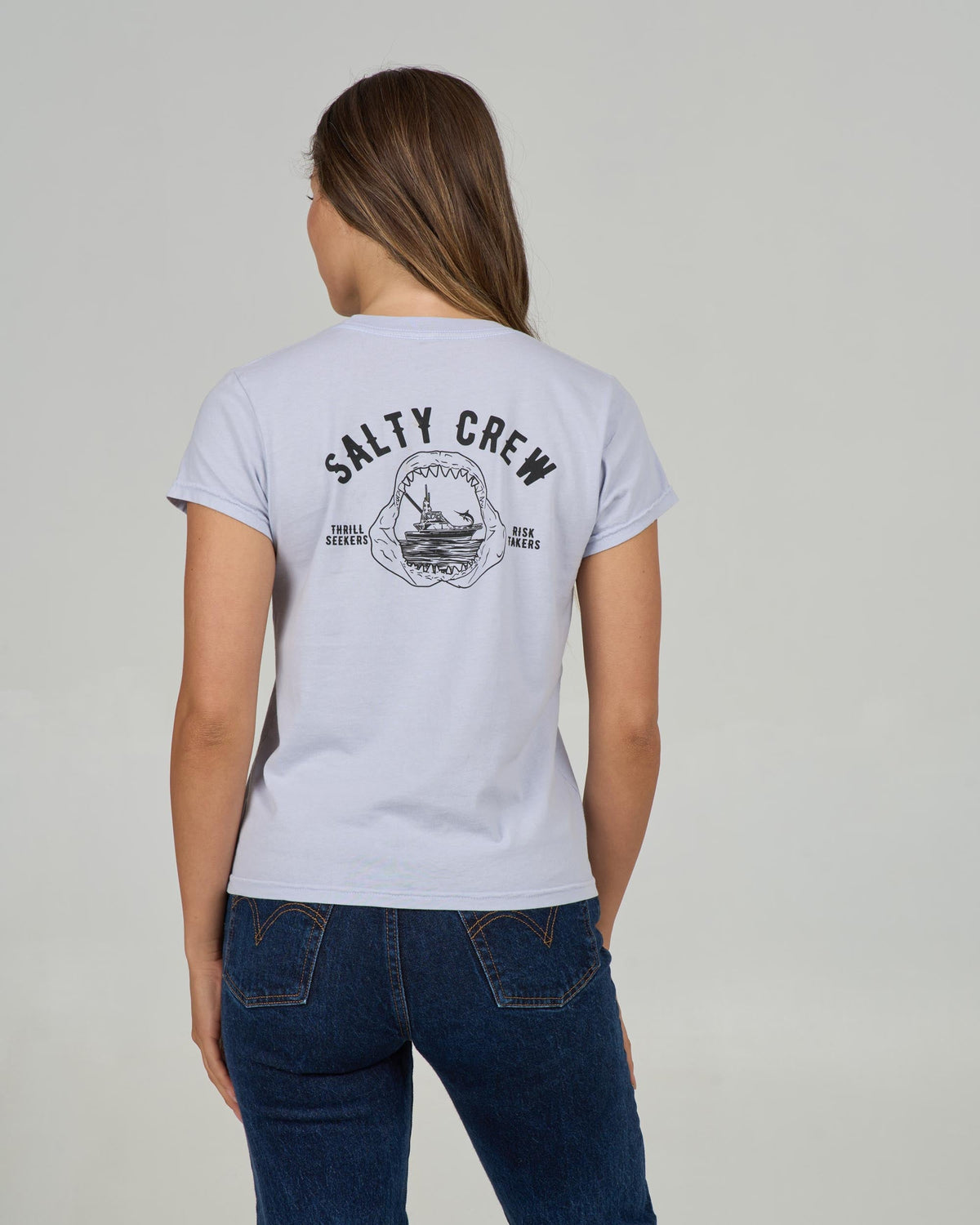 JAWBONE MODERN TEE - Fog | Salty Crew Premium