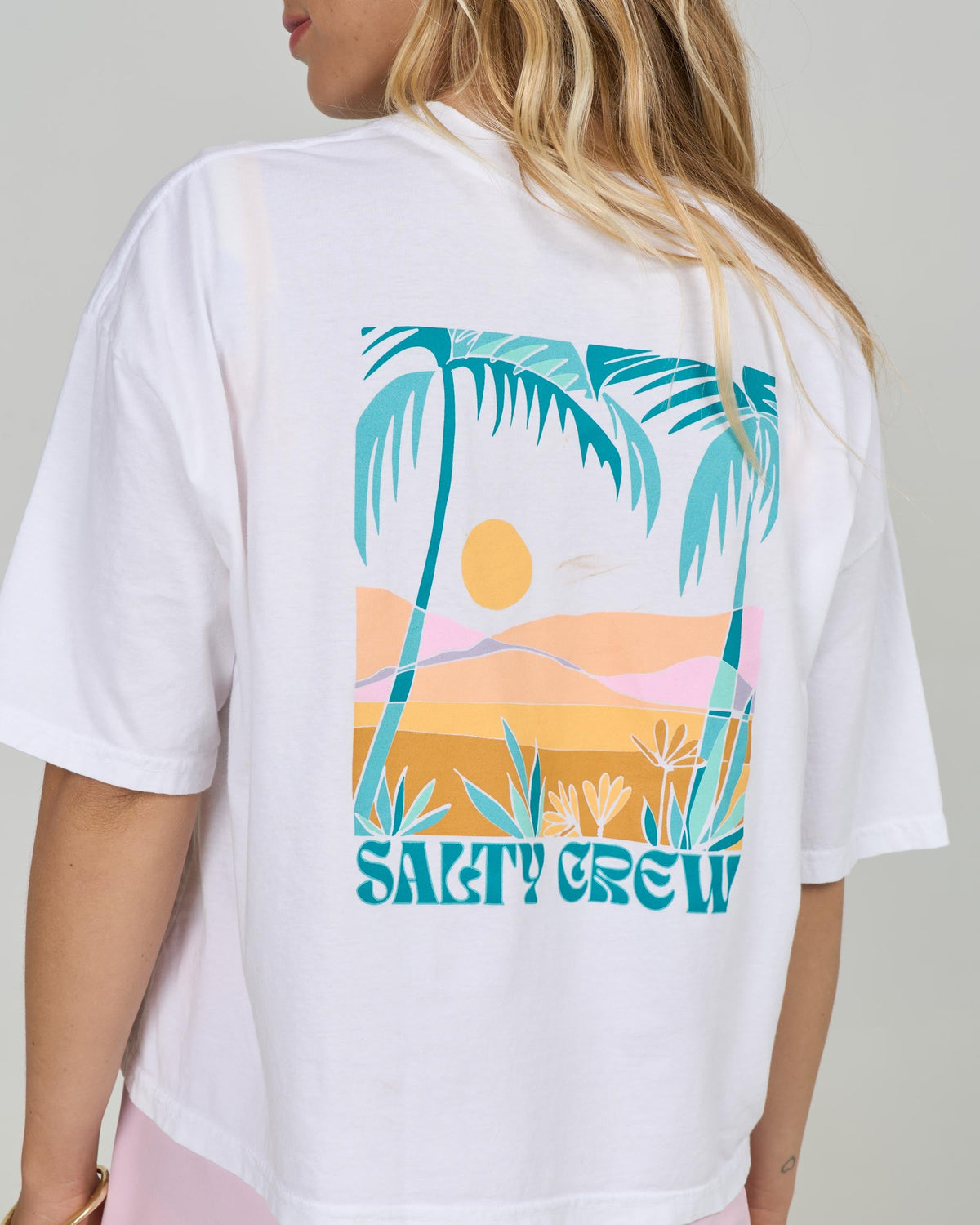TRAVEL FAR SKIMMER TEE - White | Salty Crew Premium