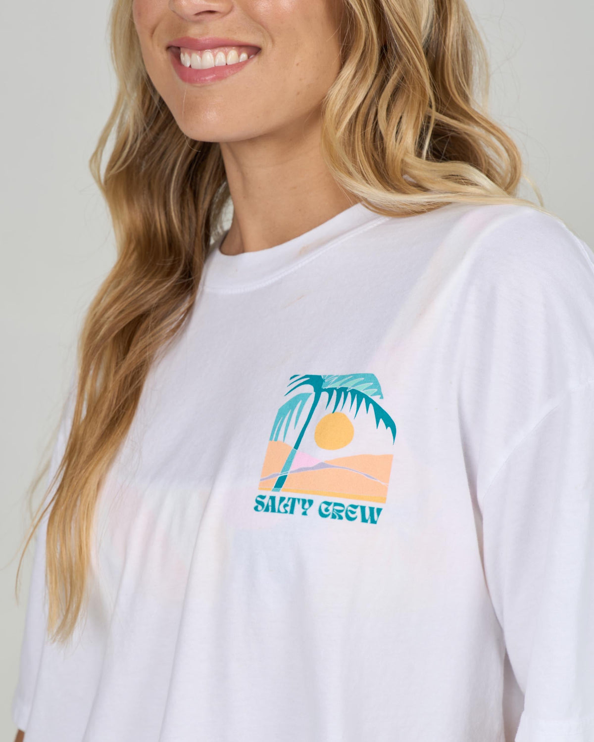 TRAVEL FAR SKIMMER TEE - White | Salty Crew Premium