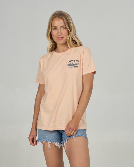 HAPPY HOUR B.F. TEE - Apricot | Salty Crew Premium