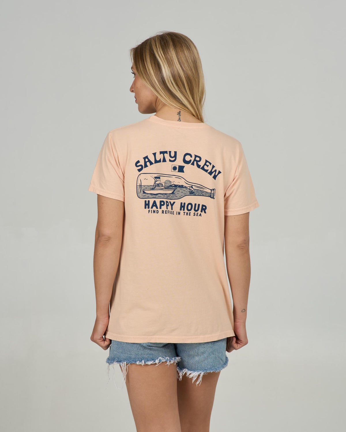 HAPPY HOUR B.F. TEE - Apricot | Salty Crew Premium