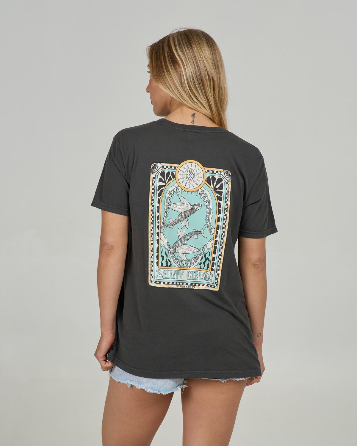 ZODIAC B.F. TEE - Charcoal | Salty Crew Premium
