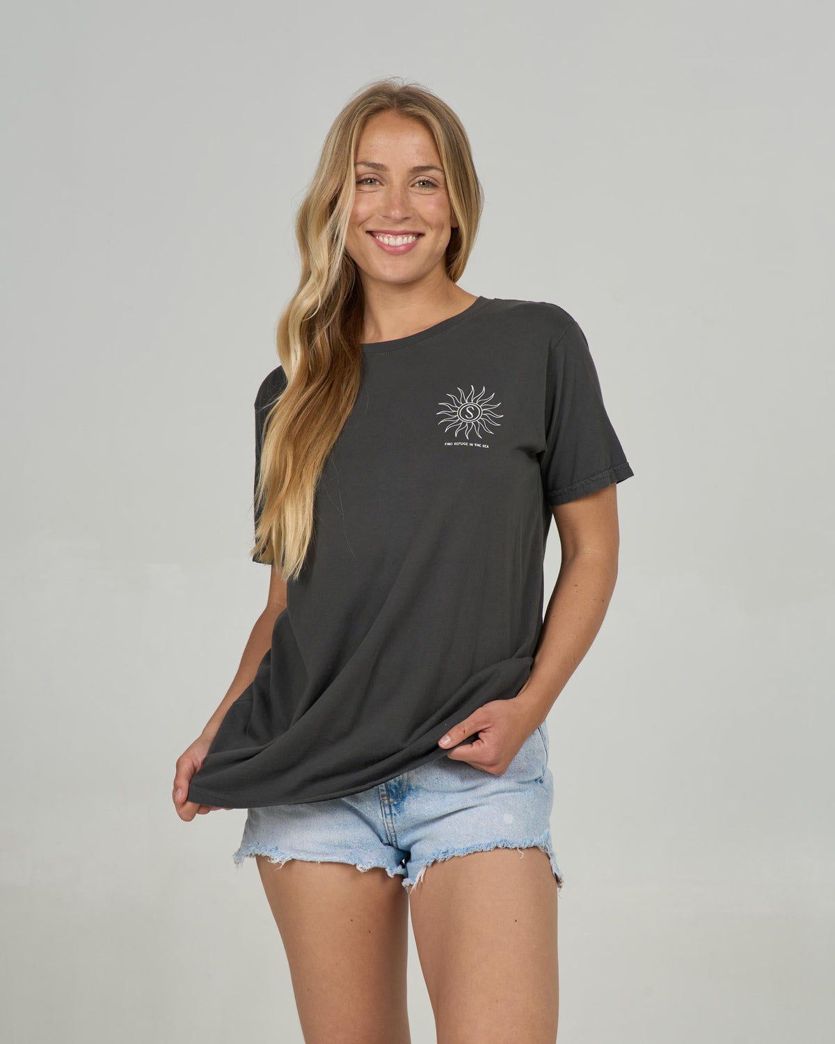 ZODIAC B.F. TEE - Charcoal | Salty Crew Premium