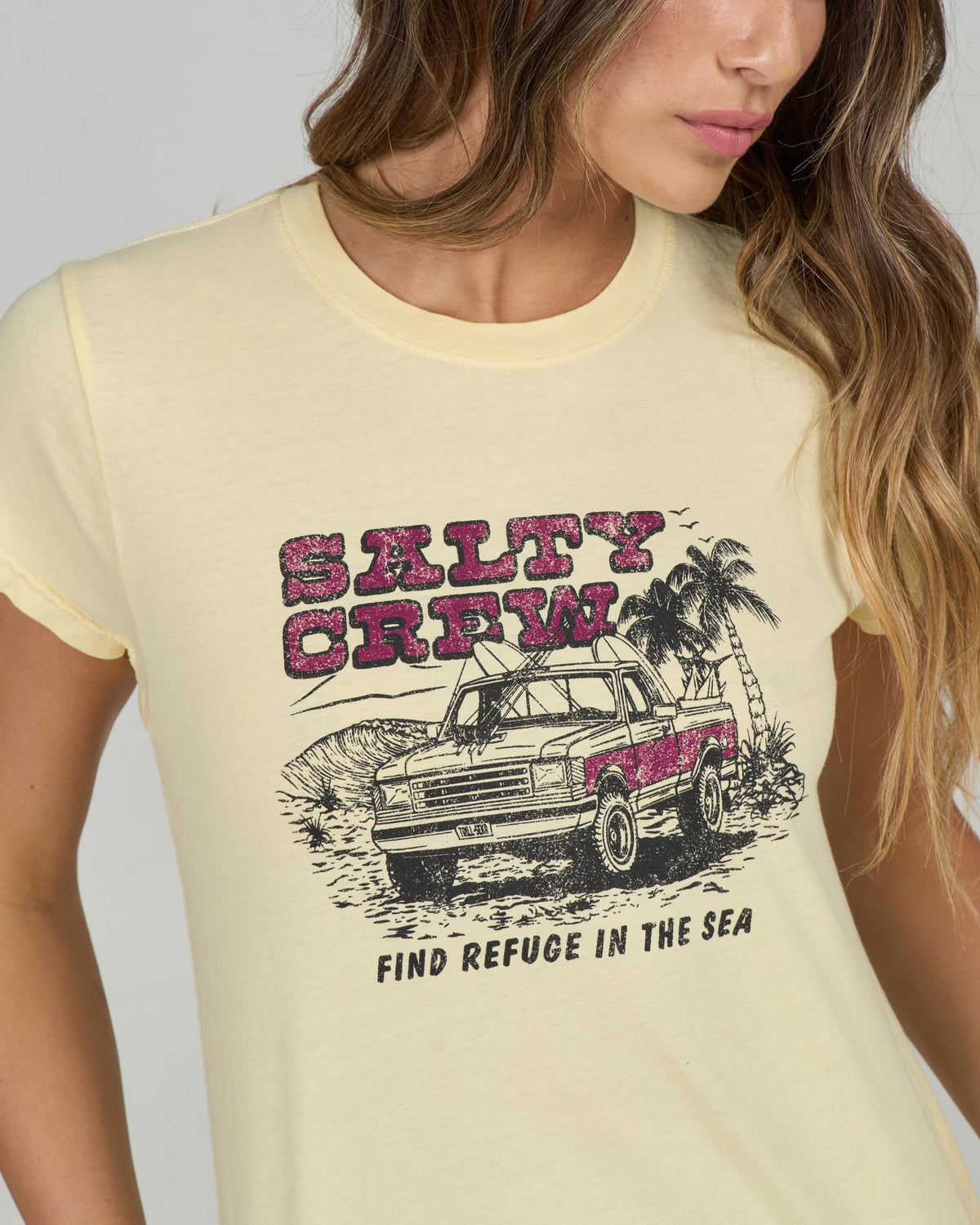 TRUCK STOP MODERN TEE - Sunshine | Salty Crew Premium