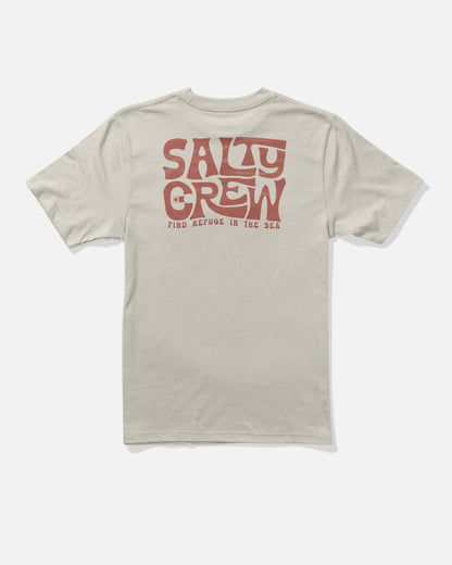 FREESTYLE BOYS SS TEE - Bone | Salty Crew Premium