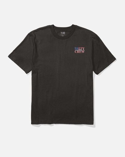 AMERICA OPTIC SS TEE - BLACK | Salty Crew Premium