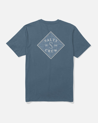 TIPPET FILL SS TEE - Slate | Salty Crew Premium