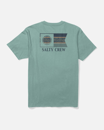 FLAGSHIP SS TEE - Mackerel | Salty Crew Premium