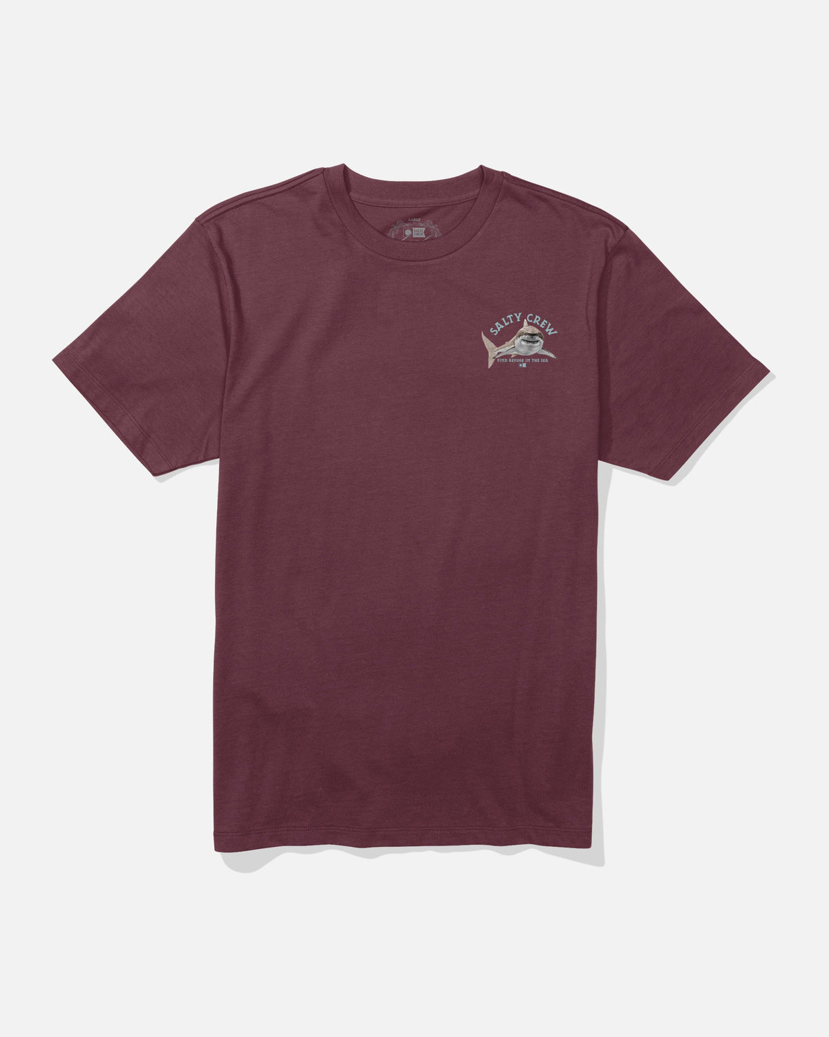 LURKING CREW TEE - Burgundy | Salty Crew Premium