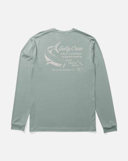 KELP CONTROL LS SUNSHIRT - Jade | Salty Crew Premium